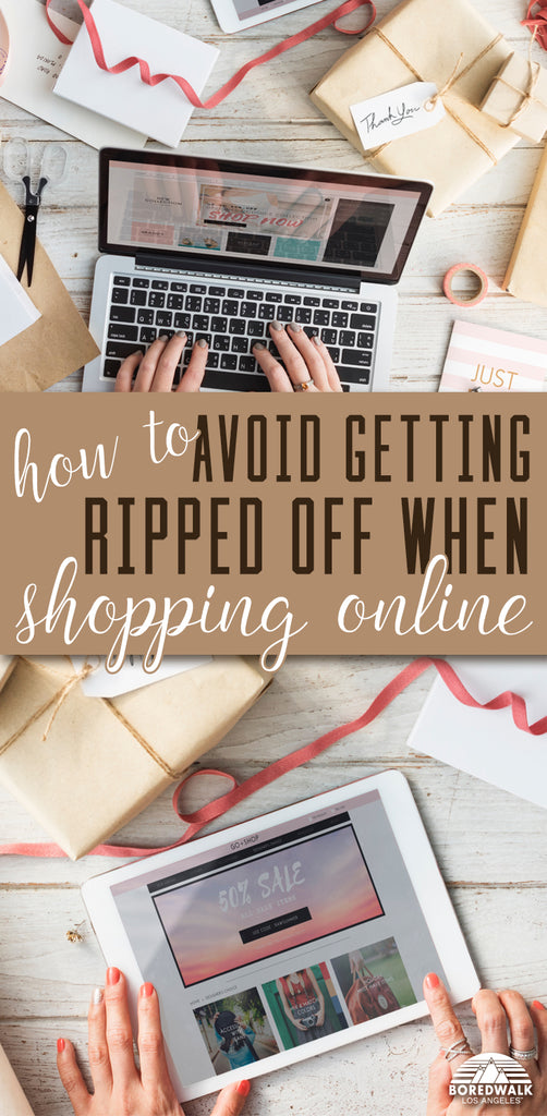 How To Avoid Online Shopping Scams and Getting Ripped Off When Shopping Online