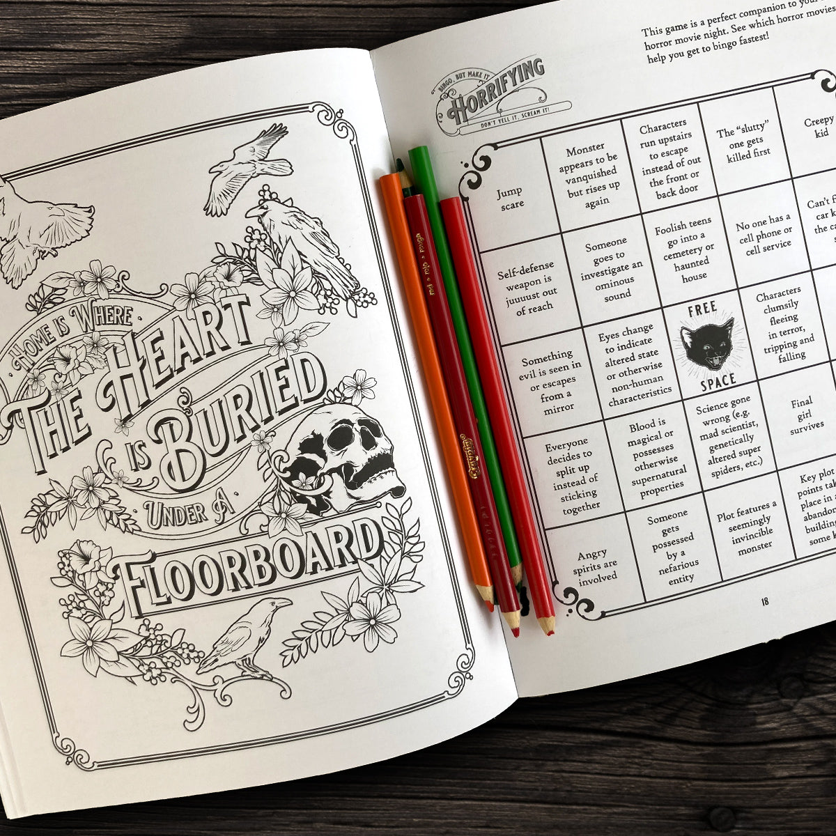 Bloodthirsty and Bewitched: An Activity Book for Strange and Unusual Adults