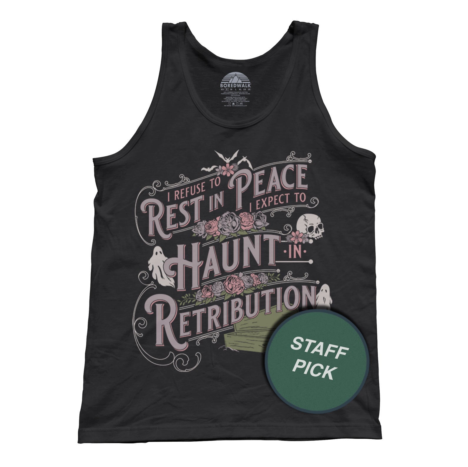 Unisex I Refuse To Rest In Peace Tank Top