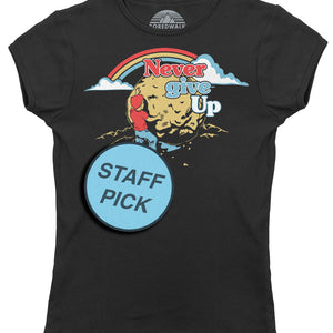 Women's Never Give Up Sisyphus T-Shirt