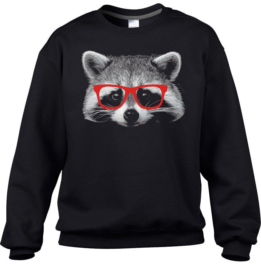 Giant-Panda- print Unisex California Fleece Raglan Sweatshirt