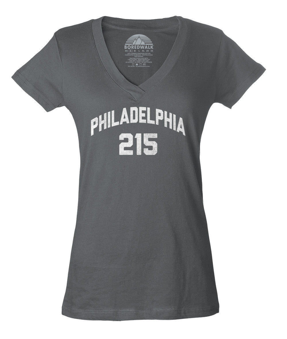 Philadelphia Eagles Women's Midnight Green Live For It V Neck T Shirt –  Sports Town USA