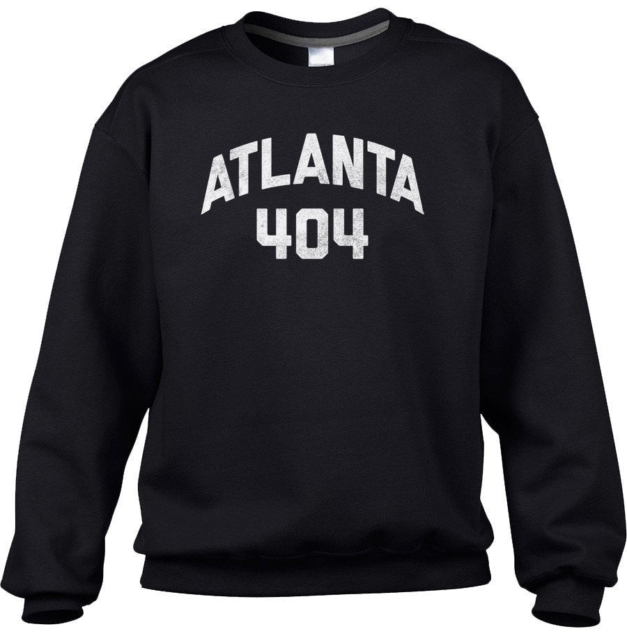 Boredwalk Atlanta 404 Area Code Unisex Hoodie, X-Large / Black