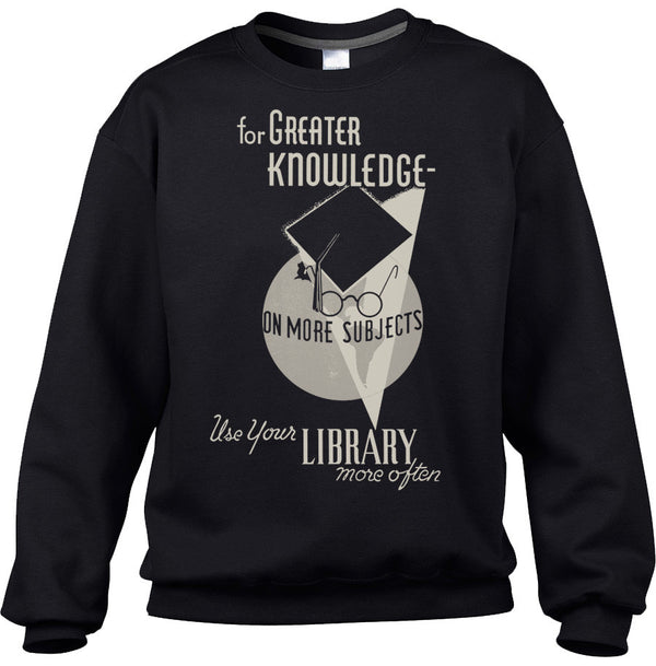 Unisex Visit Your Library Vintage Sweatshirt - Boredwalk