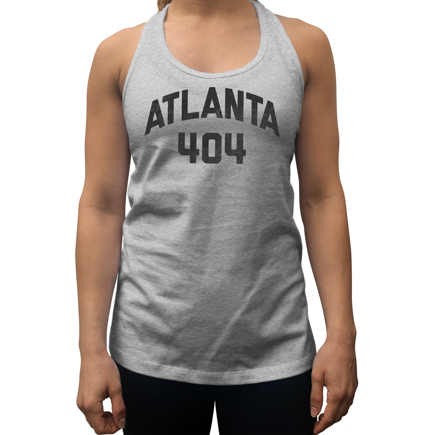 Women's Atlanta 404 Area Code Scoop Neck T-Shirt - Boredwalk