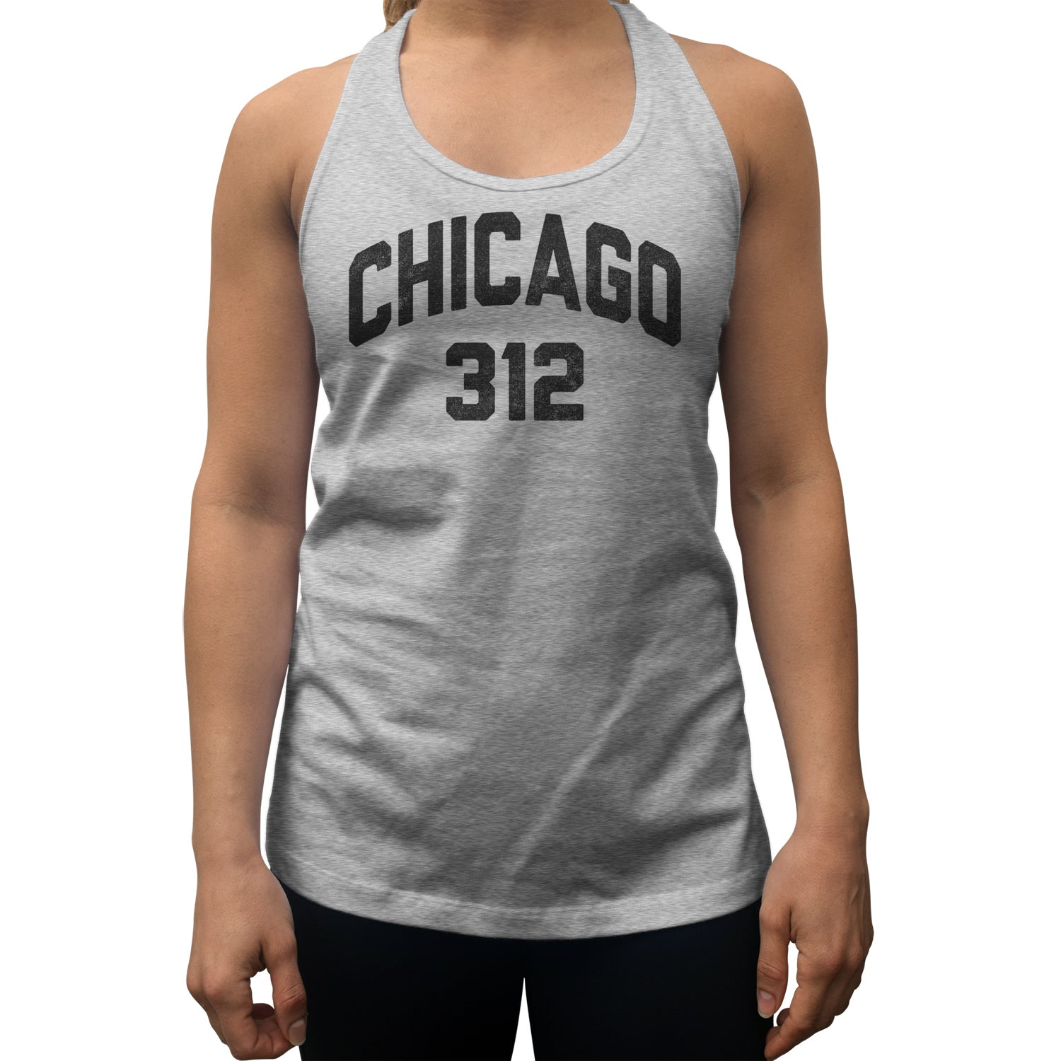 Women's Navy Chicago Cubs Plus Size Racer Back Scoop Neck Tank Top