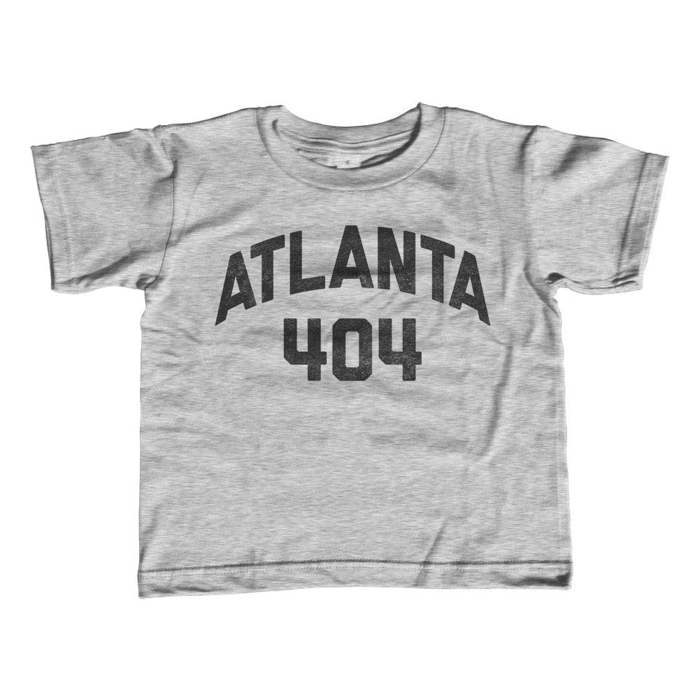 BoredWalk Men's Atlanta 404 Area Code T-Shirt, Medium / Navy