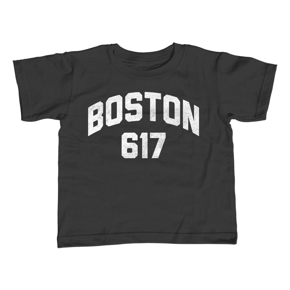 Boston 617 Strong Novelty Youth Kids T-Shirt Tee