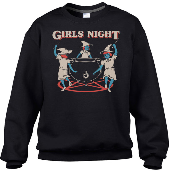 Unisex Girls Night Witches Sweatshirt - Boredwalk