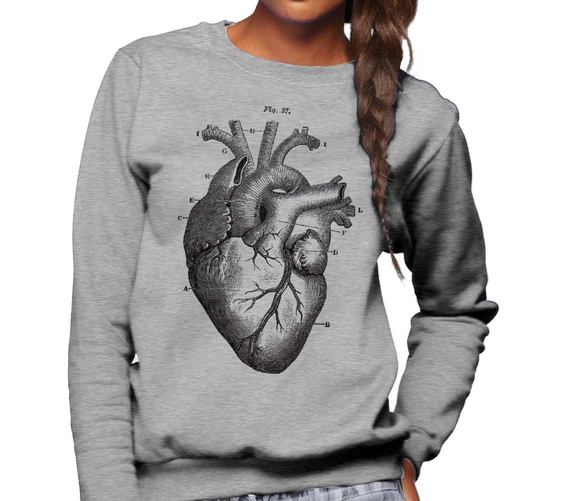 Buy Anatomical Heart Sweatshirt Anatomy Sweater Horror Medical Online in  India 