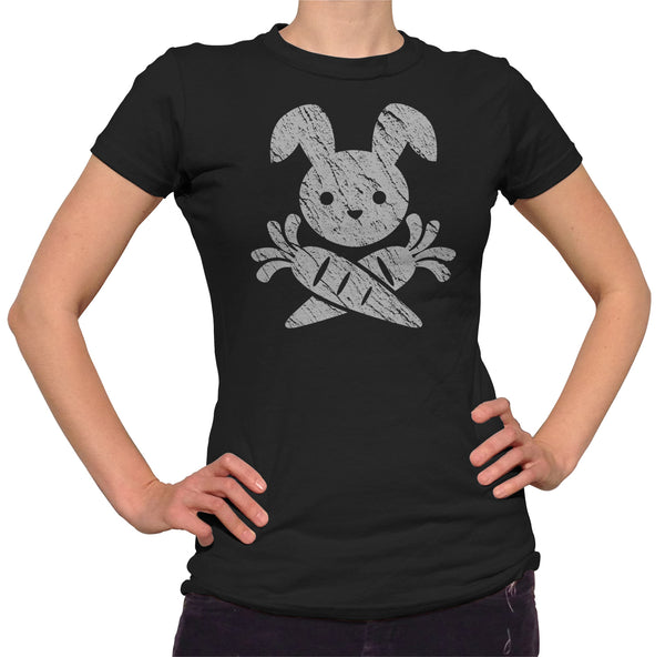 BoredWalk Women's Pirate Bunnies T-Shirt - by Ex-Boyfriend, XX-Large / Royal