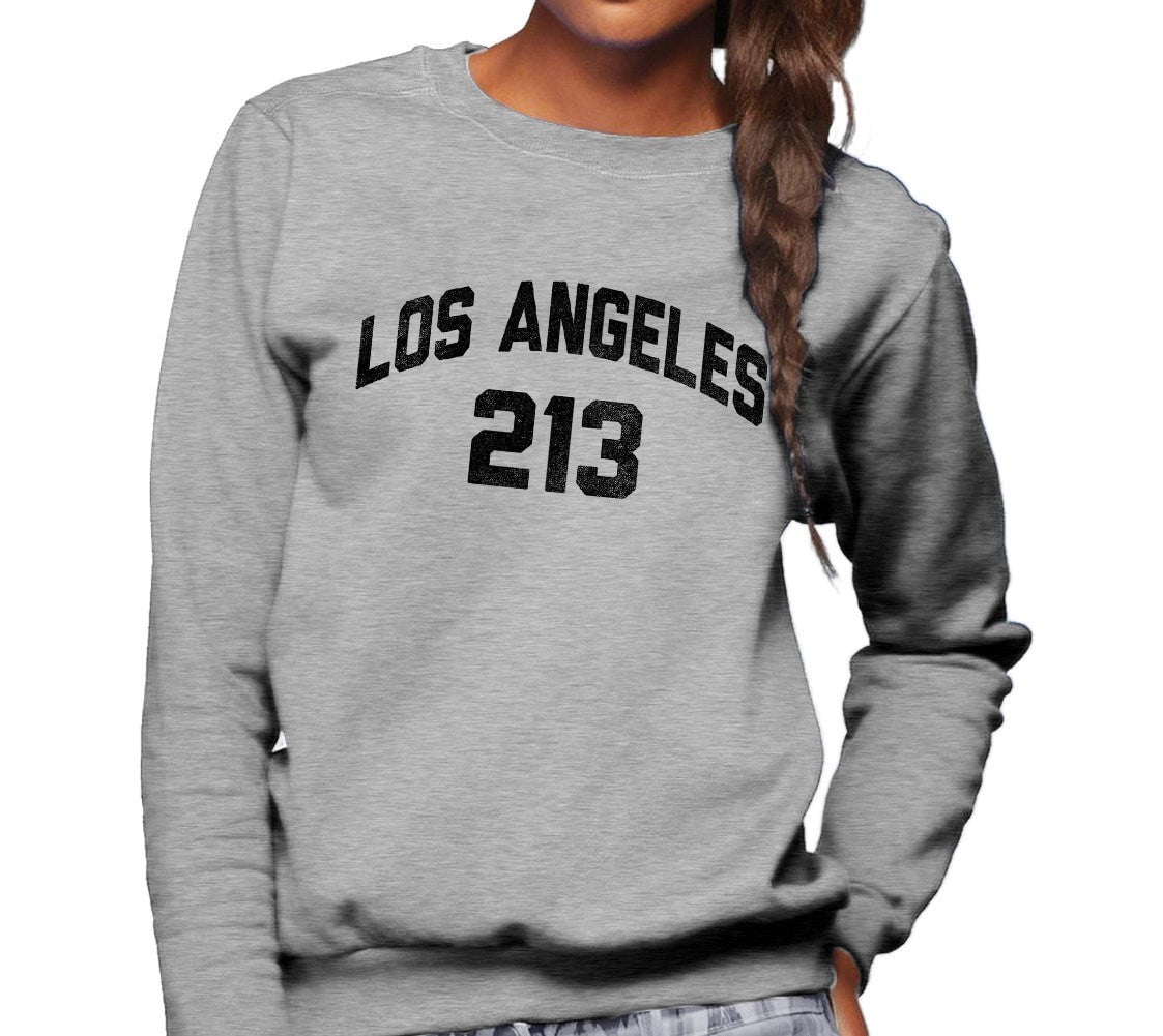 Women's Los Angeles 213 Area Code Racerback Tank Top - Boredwalk