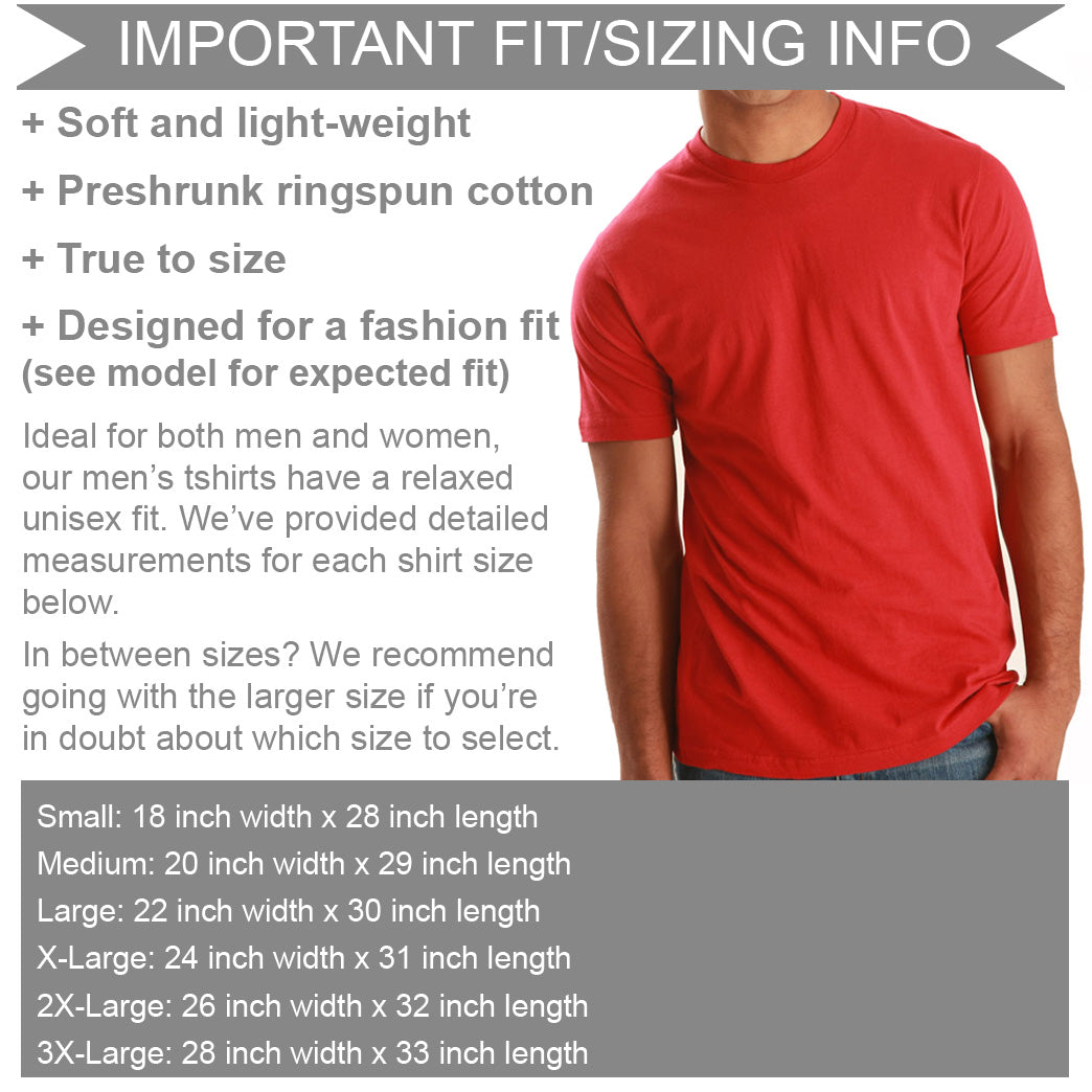 Mens small hotsell t shirt measurements