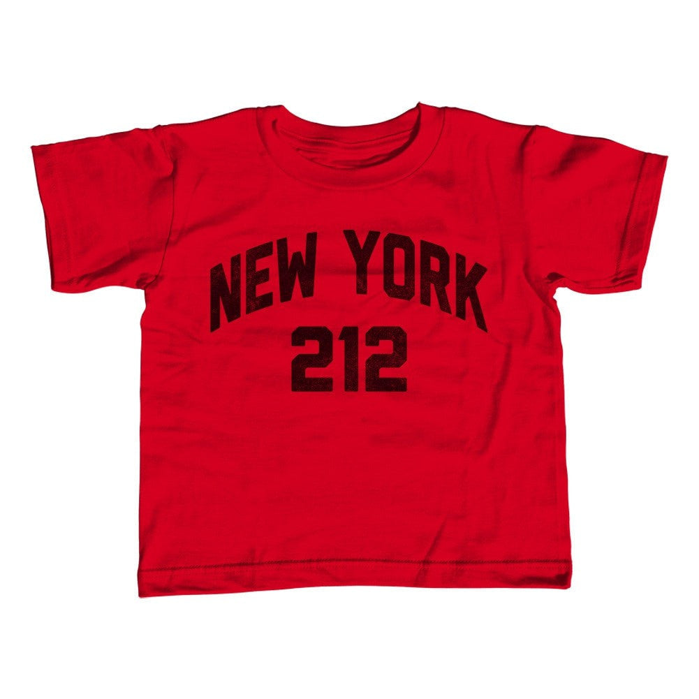 Boy's New York City 212 Area Code T-Shirt, 3T / Black