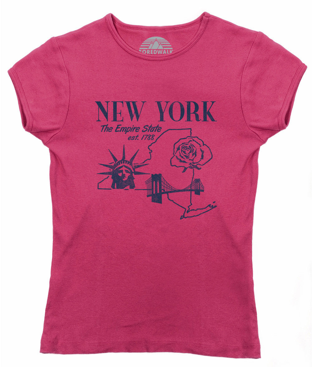 New York City - Retro Classic Imagine City State Town Pride T-Shirt 