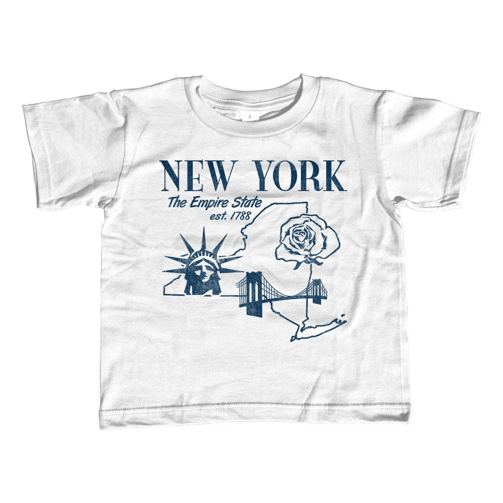 New York Yankees Triple Scoop Tee Shirt 4T / Navy Blue