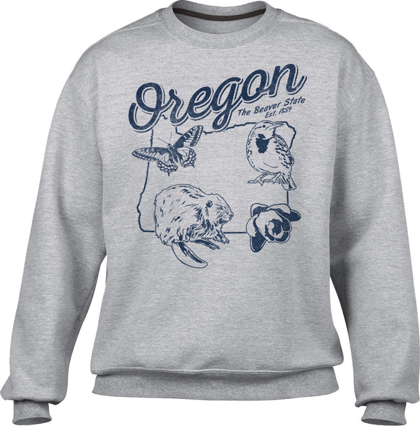 Vintage Oregon collared sweatshirt retailer