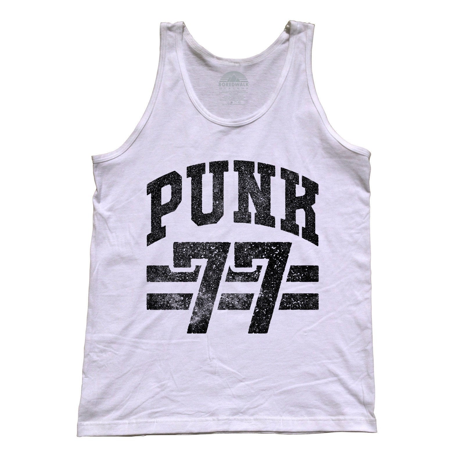 Punk Rock Strapless Top White