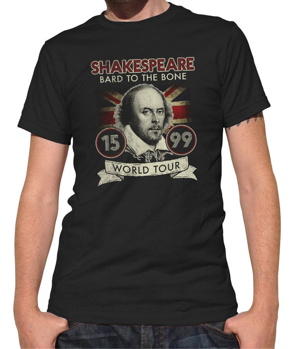 Men's William Shakespeare Bard to the Bone Tour T-Shirt - Boredwalk