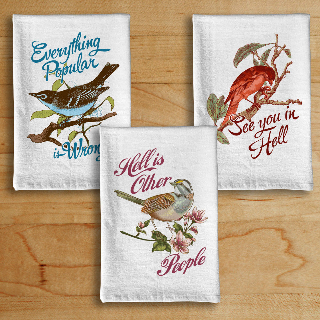 Funny, Absorbent Dish Towels That Match Your Kitchen Theme. Bring