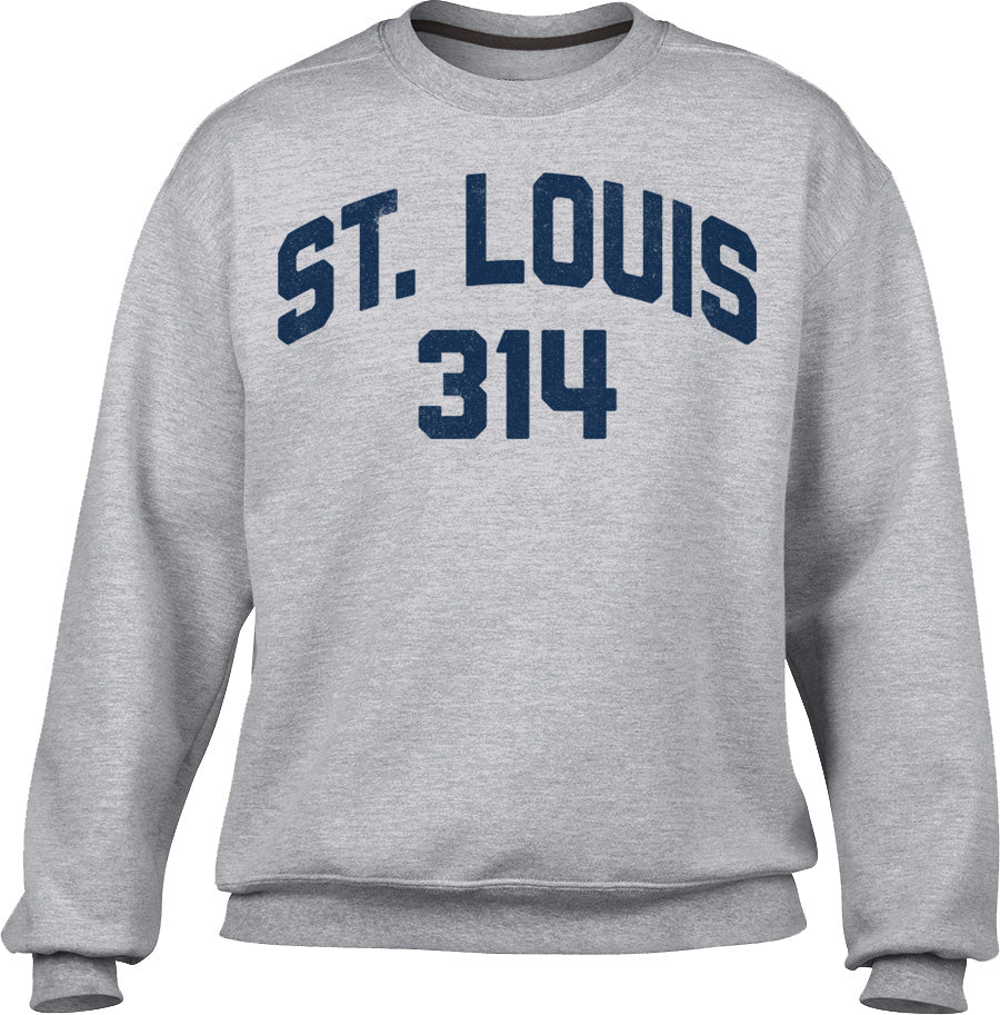 Men's St Louis 314 Area Code T-Shirt - Boredwalk