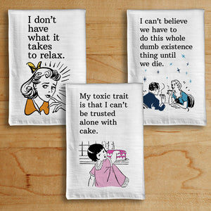 Funny Tea Towels, 4 choices