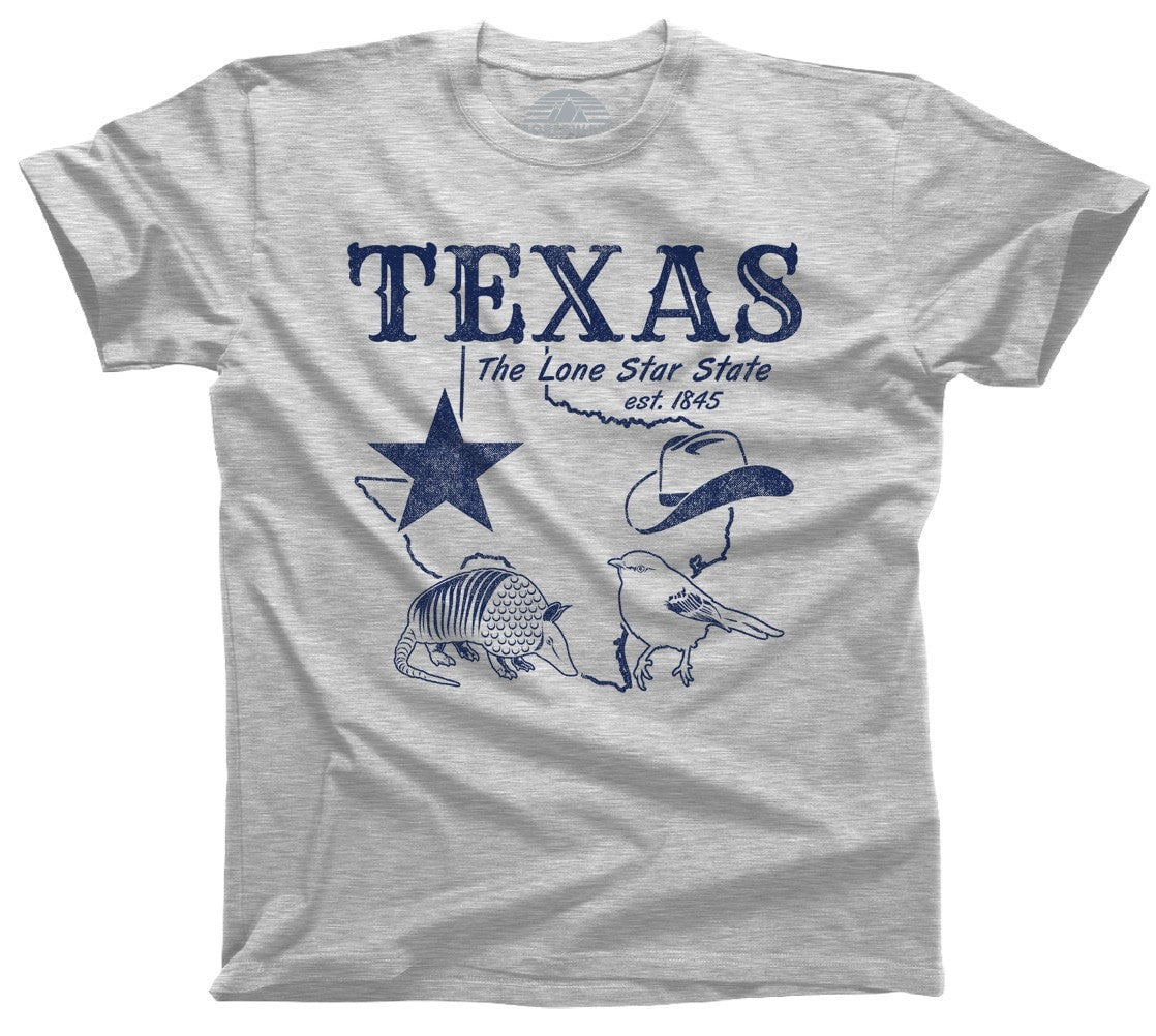 Lone Star Cowboy Tee - Vintage White