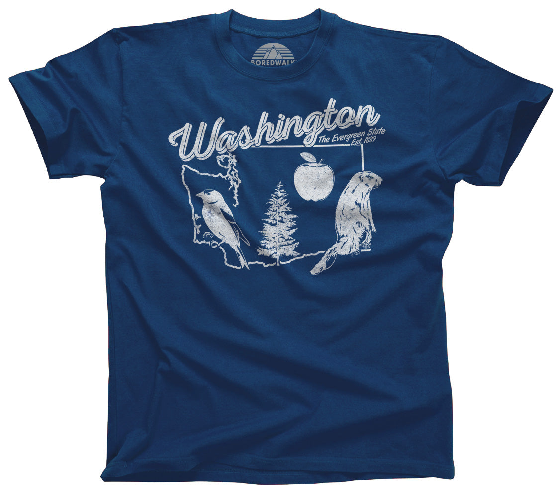 Washington Baseball Vintage Style Fan T-Shirt – Graphic Tees